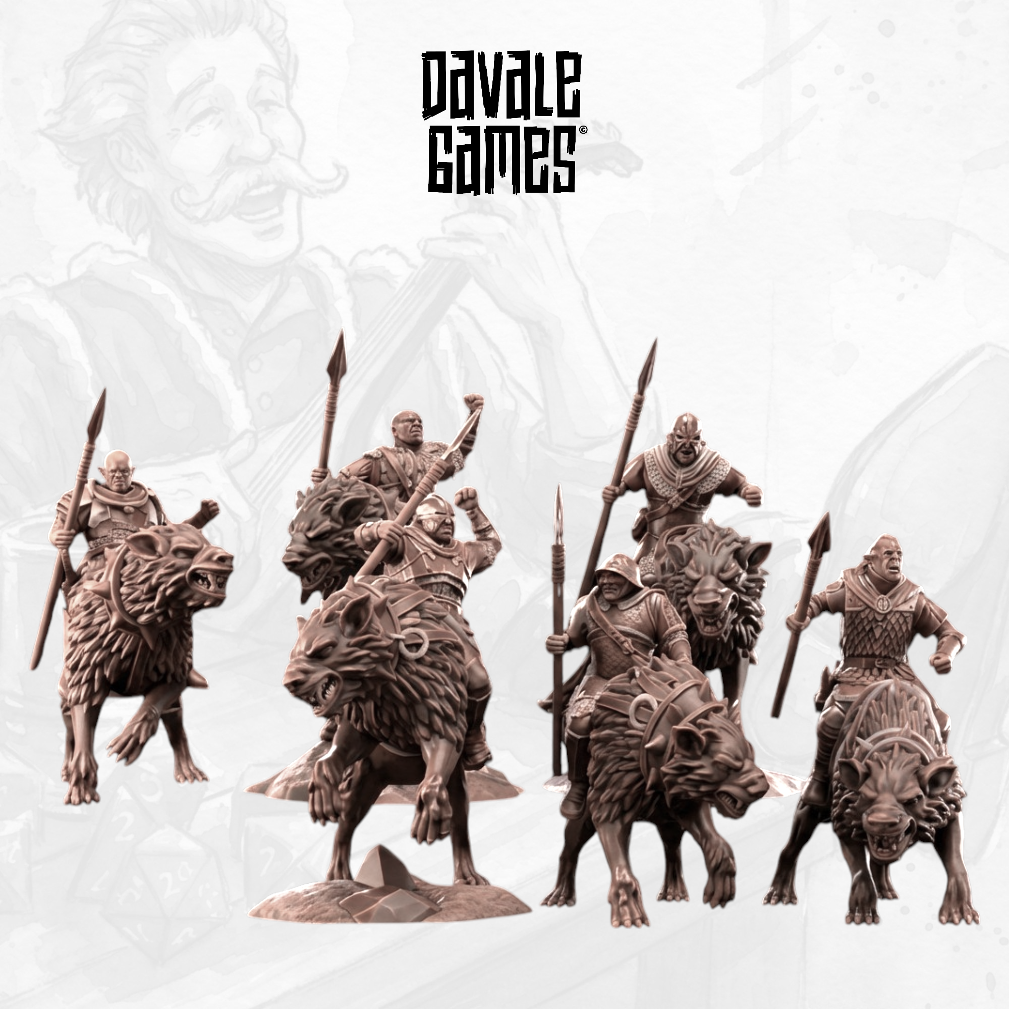 Morlok Riders with Javelin